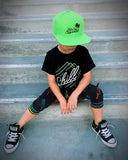 Neon Green Logo Snapback