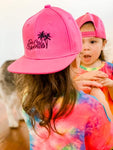 SOLID HOT PINK LOGO SNAPBACK - CUSTOMIZE YOUR LOGO COLOR