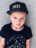 RTS Gold on Black Faux Leather 2021 Snapback