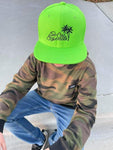 Neon Green Logo Snapback