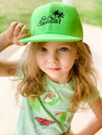 Neon Green Logo Snapback