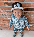 RTS TODDLER Black/White with White Jack Eyes Snapback