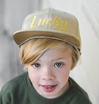 RTS YOUTH Gold with Gold LUCKY Snapback