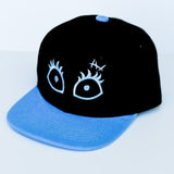 RTS TODDLER Black/Light Blue with Light Blue Sally Snapback