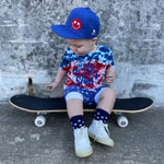 Patriotic Smiley Snapback