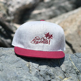 RTS ADULT Grey/Burgundy Logo Snapback